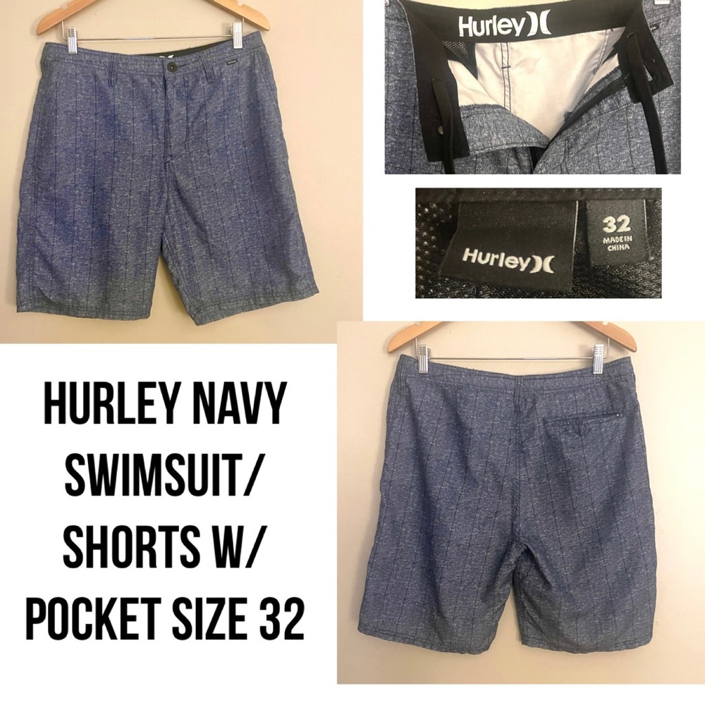 Mens HURLEY Swim trunks board shorts size 32. FREE GIFT TRUNKS WITH PURCHASE!!!
